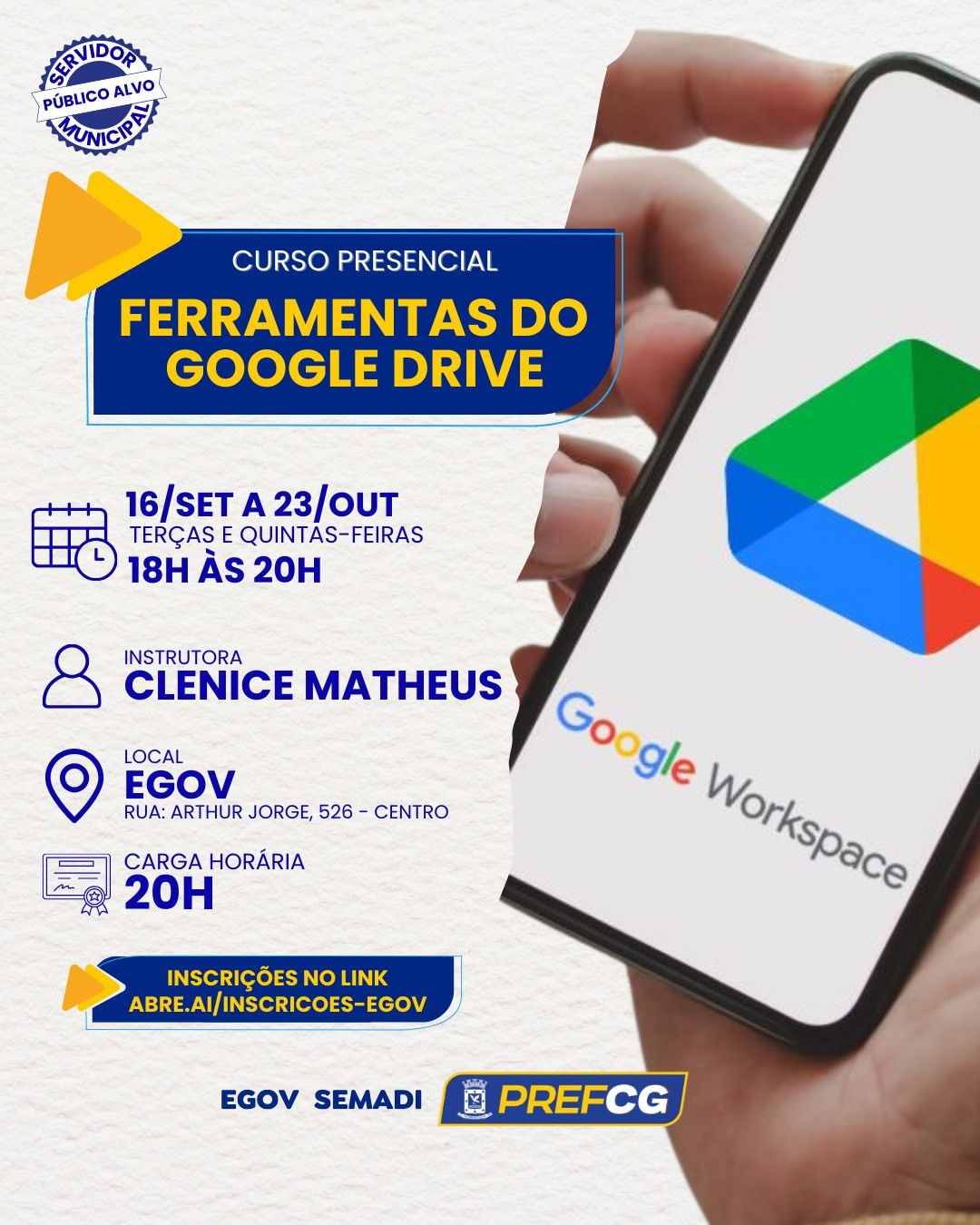INSCRIÇÕES ABERTAS